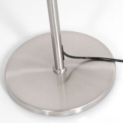 Jasmijn 1-lichts Booglamp Staal