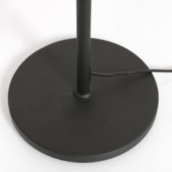 Jasmijn 1-lichts Booglamp Zwart