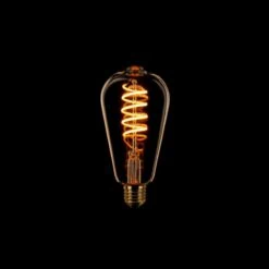 Led lamp Spiraal Dimtone 3 standen peer E27 Gold