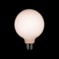 Led lamp Opaal Rond 8cm E27 Opal 3 standen