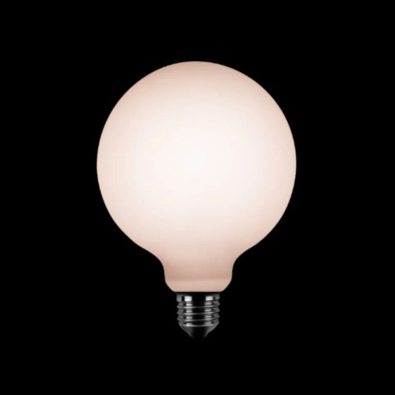 Led lamp Opaal Rond 8cm E27 Opal 3 standen