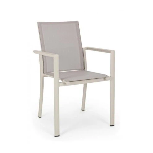 Carter tuinstoelen Beige set van vier (showroommodel)