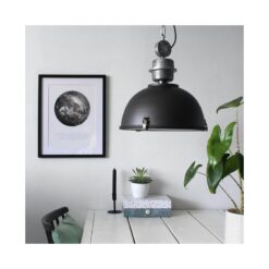 Sammy 1-lichts Hanglamp Zwart 42cm