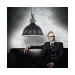 Sammy 1-lichts Hanglamp XL Zwart 52cm