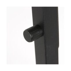 Wilco 1-lichts Vloerlamp Zwart met Zilver Velvet kap