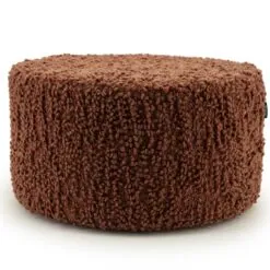 Alderney Poef Groot Terracotta 60cm