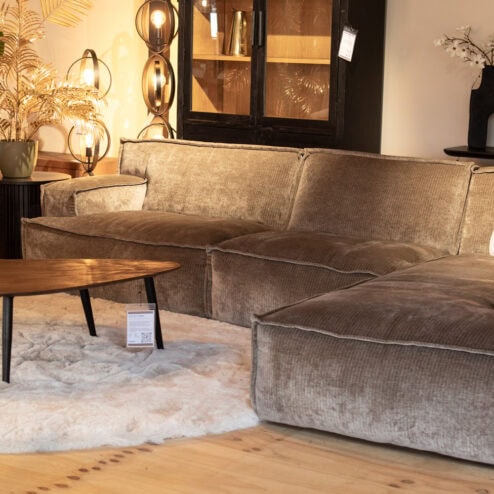 Modulaire jolijn-hoekbank-1-zits-links/1-zits/longchair rechts(stof Levis 12)