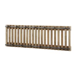 Namra Kapstok 13 haken mangohout 100cm