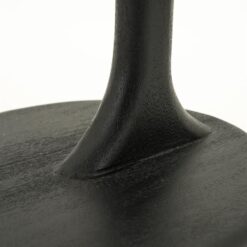 Oscar Bijzettafel mangohout Zwart 40cm