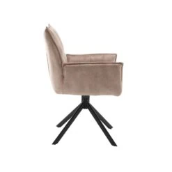 Nelly eetkamerstoel velvet beige