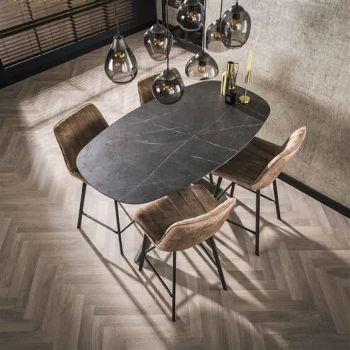 Agnes Bartafel Deens ovaal Melamine 140cm