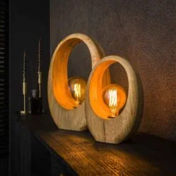 Marty 1-lichts Tafellamp L Mangohout