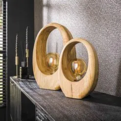 Marty 1-lichts Tafellamp L Mangohout