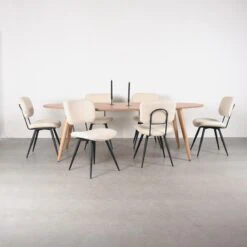 Ines Eetkamertafel Naturel Eiken 240 cm