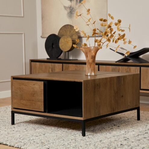 Salontafel Sindacco Naturel 80 cm