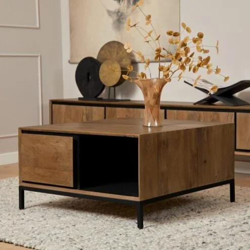 Salontafel Sindacco Naturel 80 cm