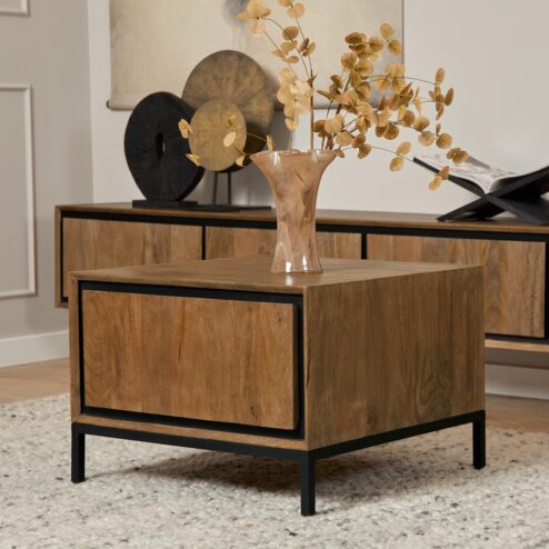 Bijzettafel Sindacco Naturel 60 cm