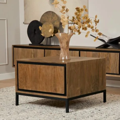 Bijzettafel Sindacco Naturel 60 cm