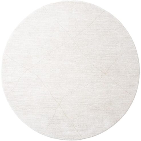 Nica vloerkleed Crème Rond 160x160cm