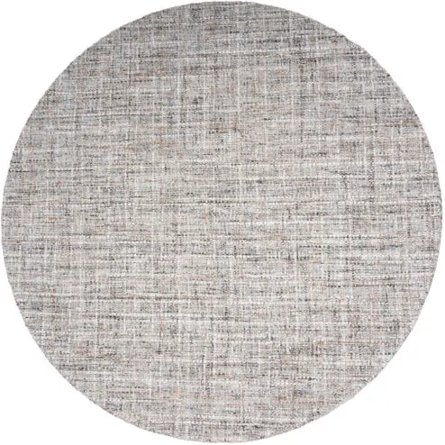Cross vloerkleed Grijs/Beige Rond 200x200cm