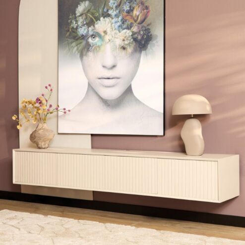 Zwevend Tv meubel Martin Zand 200 cm