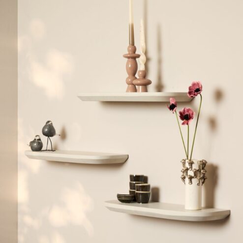 Wandplank Gavin Zand 60 cm Set van 3