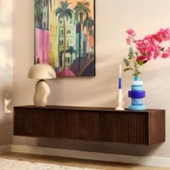 Zwevend Tv meubel Martin Walnoot 160cm