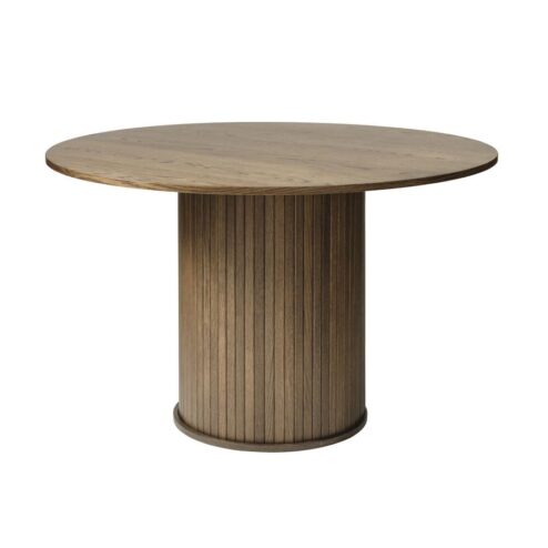 Nita eettafel donkerbruin 120cm