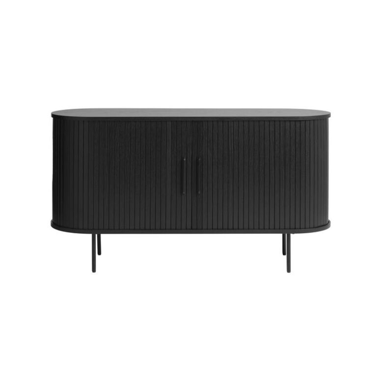 Nita dressoir zwart 140cm