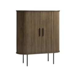 Nita wandkast donkerbruin 100cm