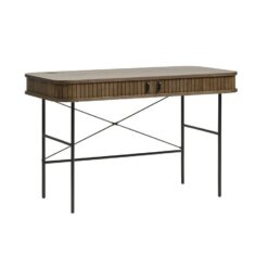 Nita bureautafel donkerbruin 120cm