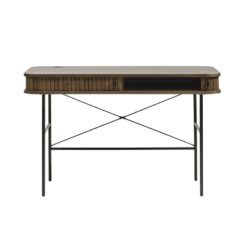 Nita bureautafel donkerbruin 120cm