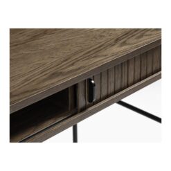 Nita bureautafel donkerbruin 120cm