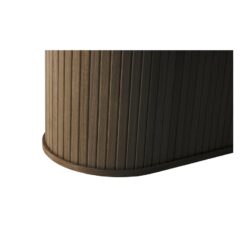 Nita Eettafel donkerbruin 180 cm ovaal