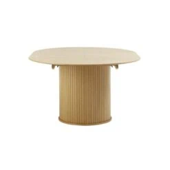 Nita Eettafel rond uitschuifbaar Naturel 120-167 cm