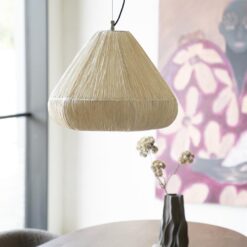 Lokta 1-lichts Hanglamp mushroom Creme
