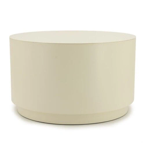 Salontafel Mesita rond Beige 60cm