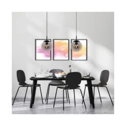 Maya 1-lichts Hanglamp 30cm Smoke