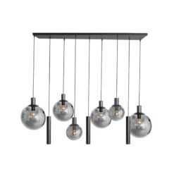 Maya 6+3 lichts Hanglamp Smoke