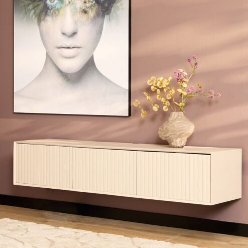 Zwevend Tv meubel Martin Zand 160 cm