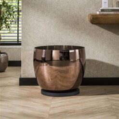 Masuka 1-lichts Vloerlamp Koper L 41cm