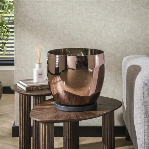 Masuka 1-lichts Vloerlamp Koper M 32cm