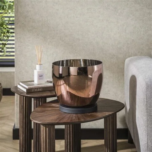 Masuka 1-lichts Vloerlamp Koper S 29cm