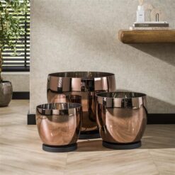 Masuka 1-lichts Vloerlamp Koper S 29cm