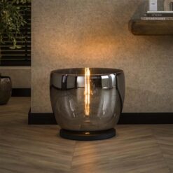 Masuka 1-lichts Vloerlamp Smoke L 41cm