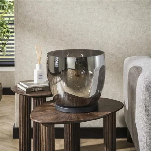 Masuka 1-lichts Vloerlamp Smoke M 32cm