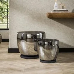 Masuka 1-lichts Vloerlamp Smoke M 32cm