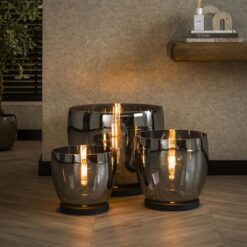 Masuka 1-lichts Vloerlamp Smoke S 29cm