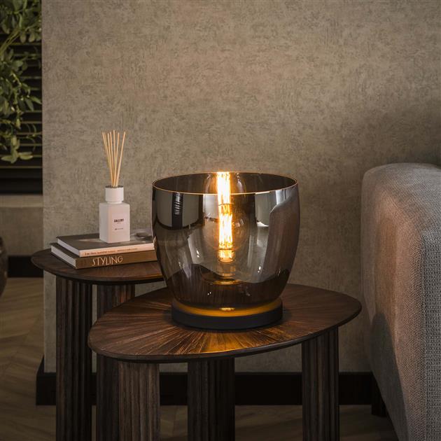 Masuka 1-lichts Vloerlamp Smoke S 29cm