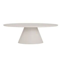 Mello Eettafel ovaal wit (1)